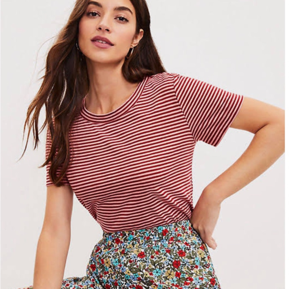 LOFT Striped Everyday T-Shirt